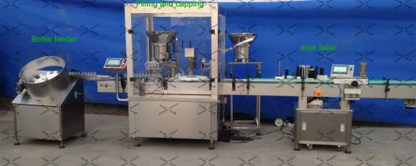 Customized eye drop filling and labeling production line