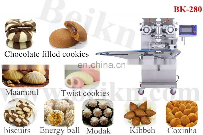 2019 desktop low price mooncake maamoul making forming encrusting machine