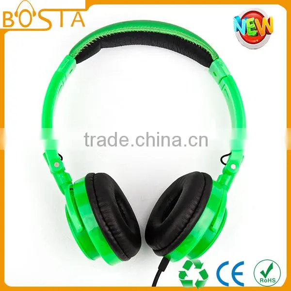 Green frog high sensitivity factory price headphone