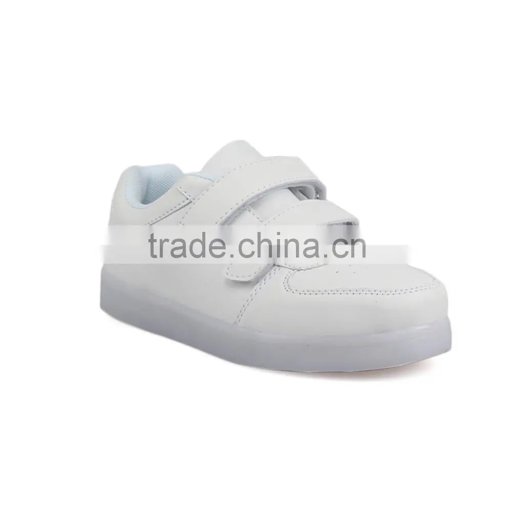 2016 New Arrival kids/children USB charging LED flashing light shoes sneaker