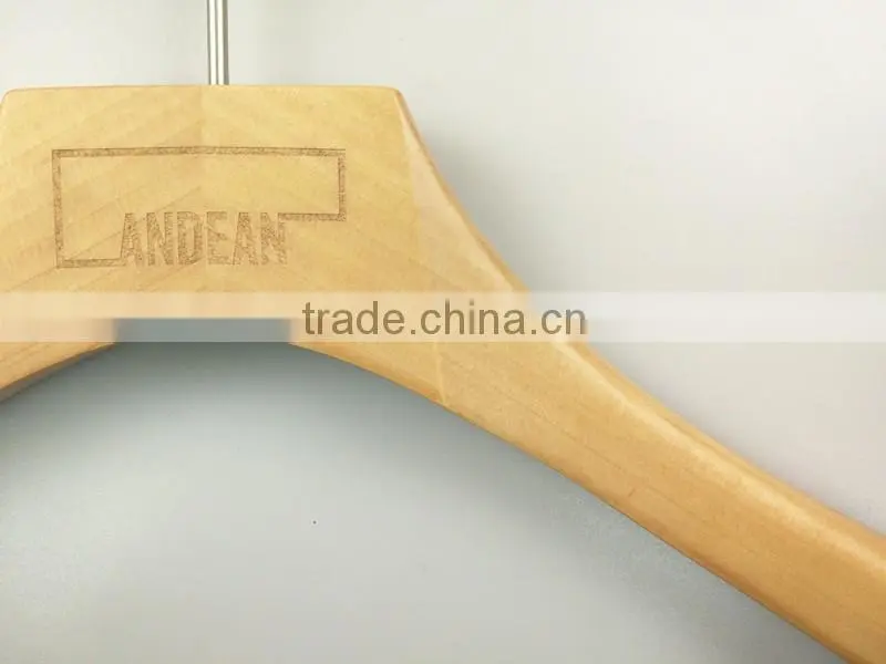 IMY-534 natural color superior wood hangers