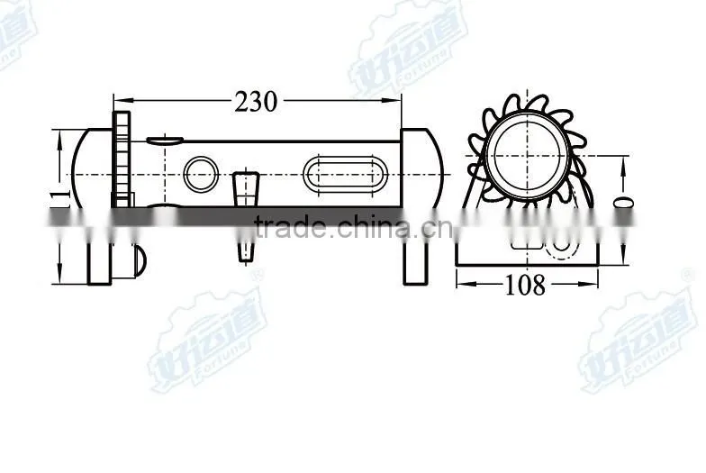 08148 Heavy Duty Winch,Weld-on Combination Webbing and Cable Winches
