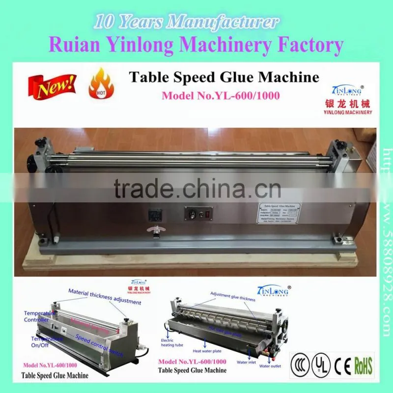 Table Model Velocity Modulation Rubber Hydraulic Engine,White Glue and Jelly glue Table Speed Glue Machine YL-1000