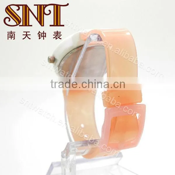 SNT-PL008 custom quartz new plastic watches