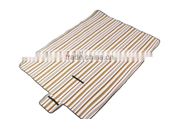 Polyester Fleece Custom Foldable Picnic Blanket