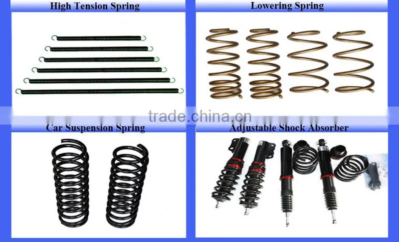 Front 60Si2MnA suspension spring for car VW Golf