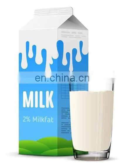 milk processing machine and packaging plant