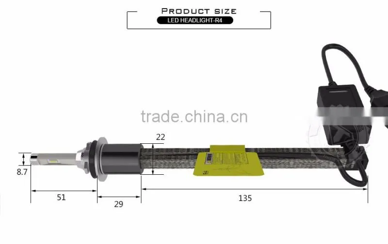 2016 newest R4 led headlight bulbs,R4 led headlamp,car led headlight R4 bulbs