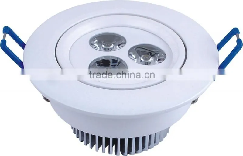 2015 new 3*1W high brightness led ceiling light zhongshan factory