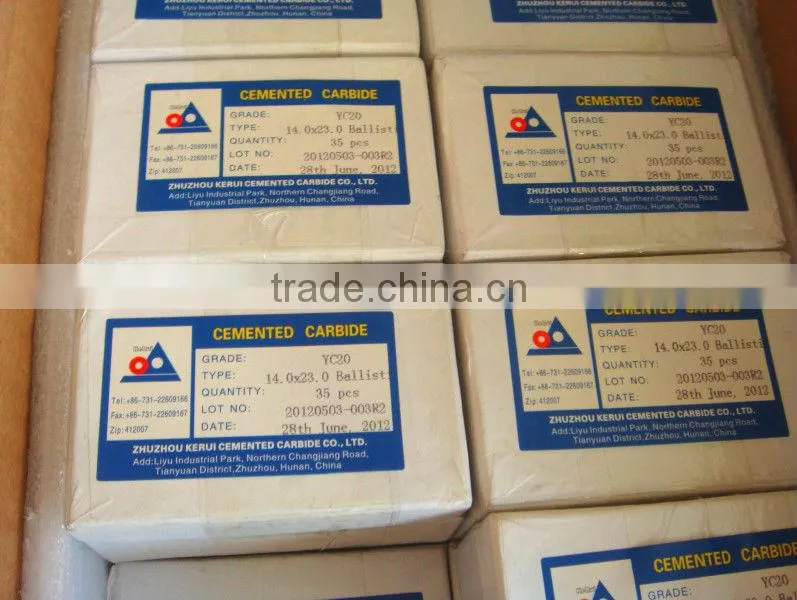 Zhuzhou tungsten carbide substrates for PDC with special small dot on the top of surface