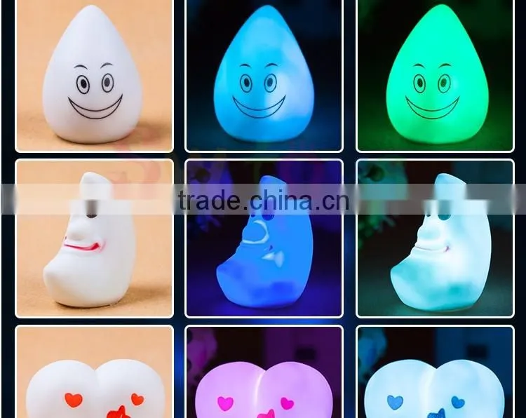 Led Light Up Toys,Hot Soft PVC Battery Powered Led Color Changing Christmas Tree Night Light Toys