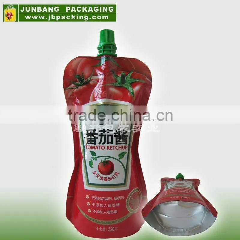 high quality plastic bag, CPP/PE composite bag stand up bag for food
