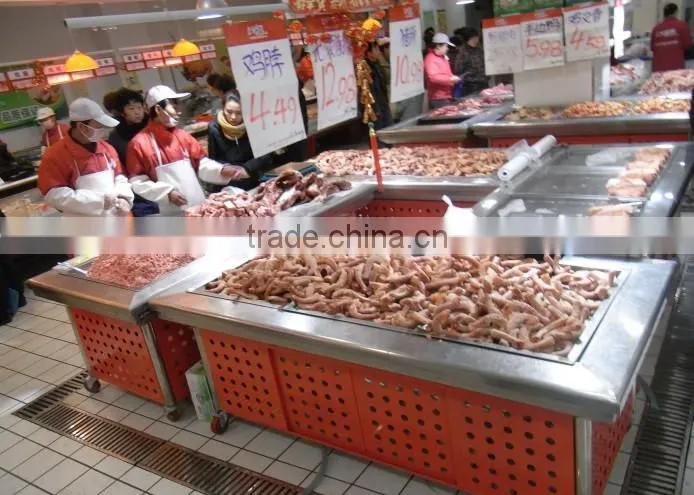 APEX fish seafood countertop display cooler for supermarket retailer