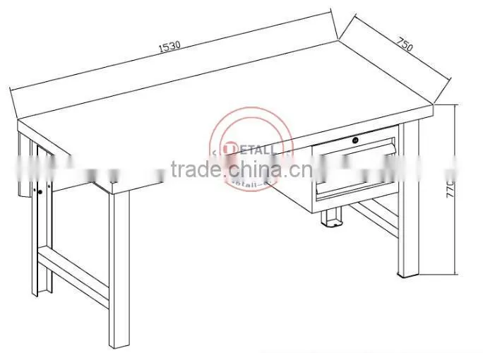ESD wooden workstation