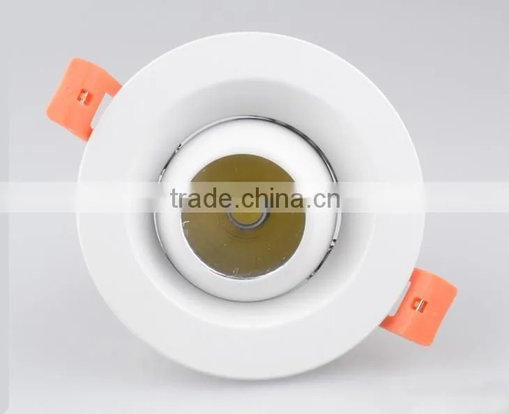 Aluminum Plastic Cover high power 50w up and down cob led downlight led recessed down light dimmable led downlight