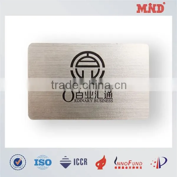 MDC1397 manufacturer cheap metal business card stainless steel metal card
