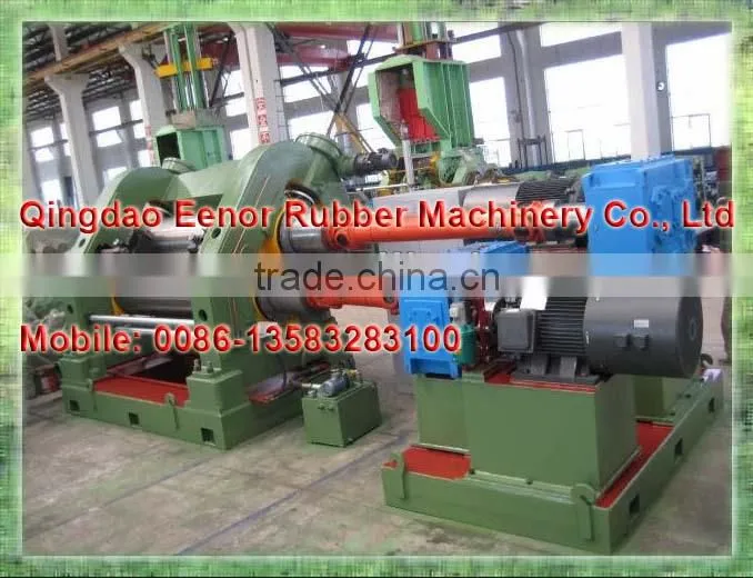 Three Roll Rubber Calender / Cushion Gum Calendering Line