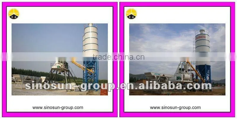 HZS50: Stationary Concrete Mixing Plant (50m3/h)