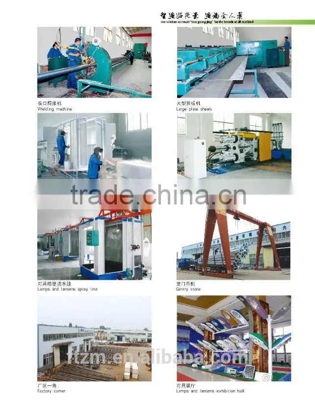 professional customized lamp pole for electrical/solar street light