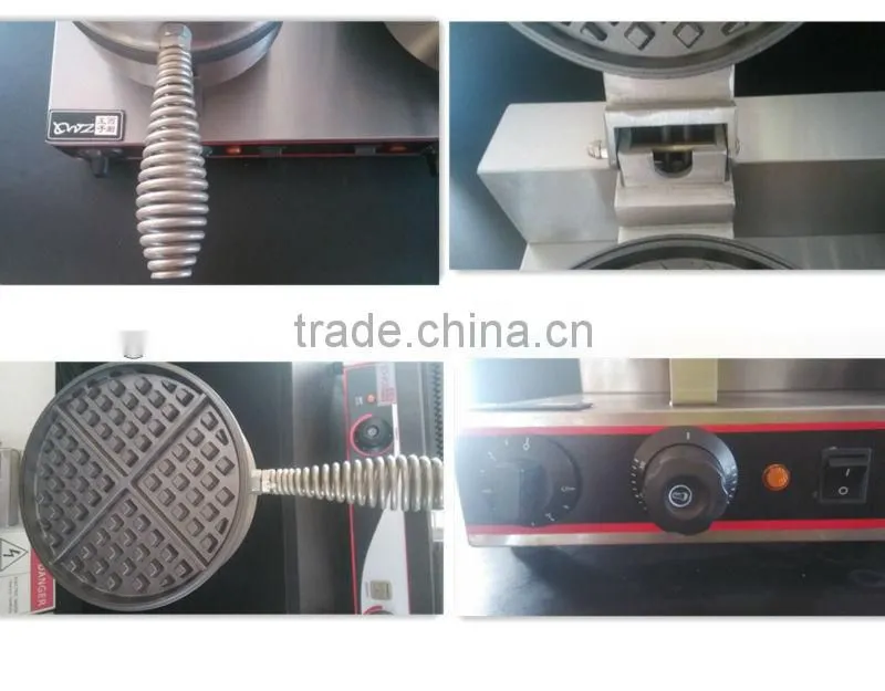 Commercial electric double waffle maker machines
