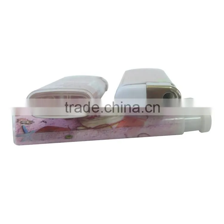 China yiwu wholesale cheap disposable cigarette lighter with wrap paper