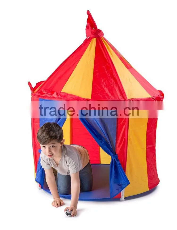 Children's Indoor Play House Outdoor Castle Tent Portable Baby Kids Folding Circus Tent