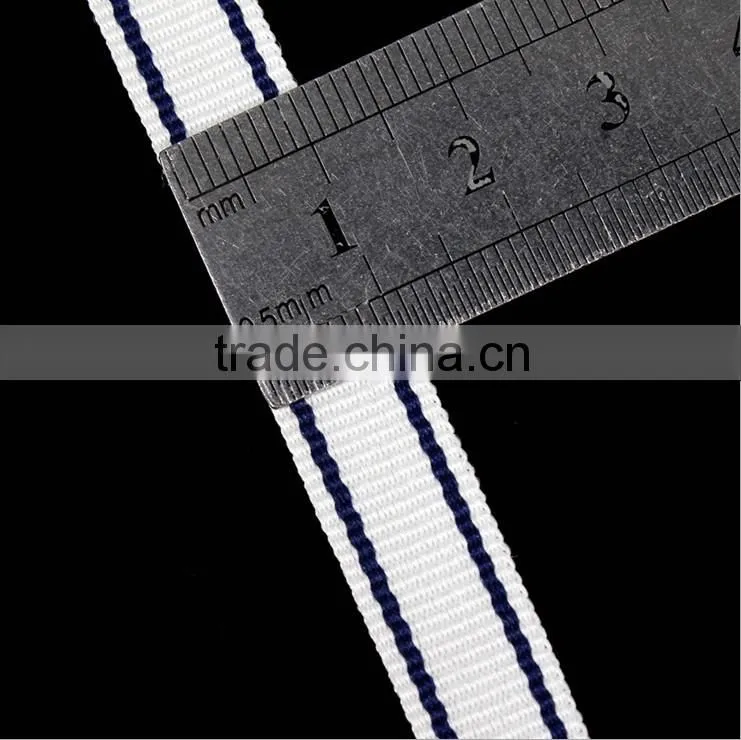 1.1cm Polyester Plain Between Blue and White Webbing,Luggage Apparel Accessories Webbing