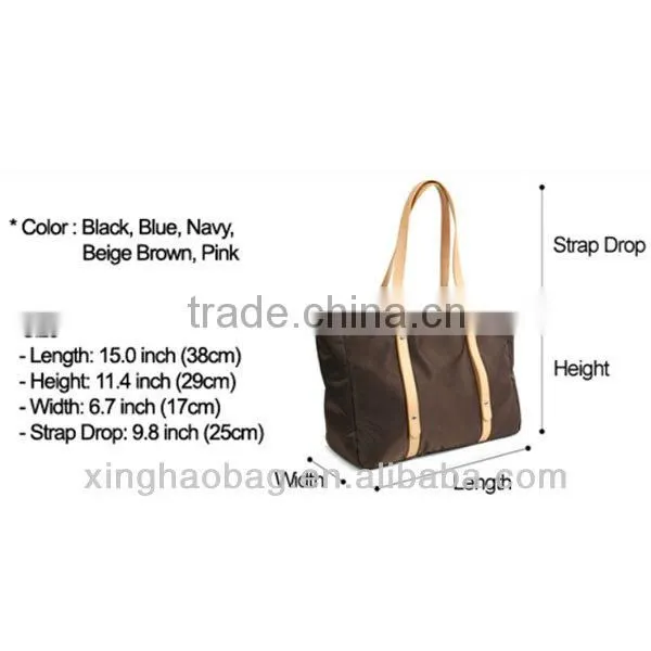 Guangzhou factory promotion cheap custom nylon tote bag