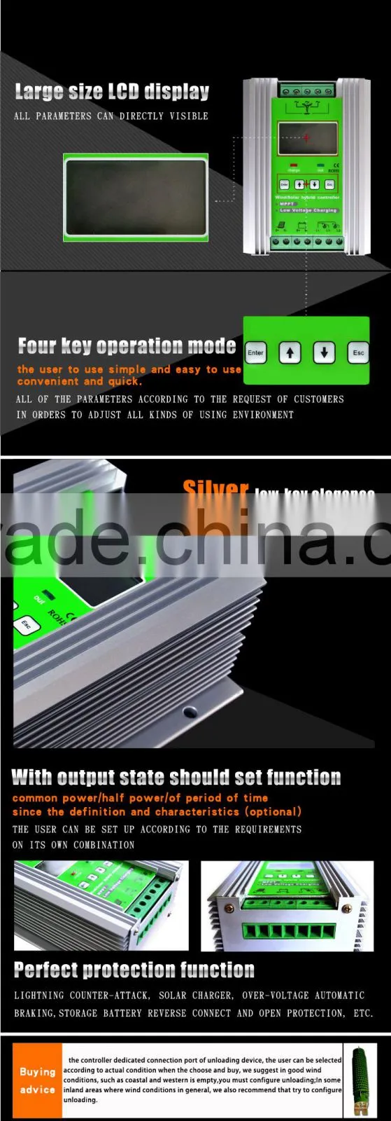 competitive price mppt solar charge controller 12v/24v/48v/96v 10-100a, mppt wind and solar hybrid charge controller
