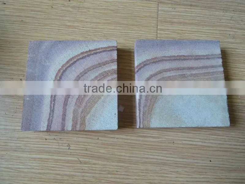 natural red sandblasting sandstone outdoor tiles