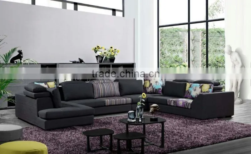 Simple modern home use living room fabric sofa set KW1511