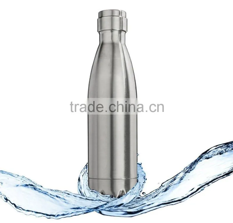 Double Walled Vacuum Insulated Stainless Steel Water Bottle for Hot or Cold Drinks BPA free