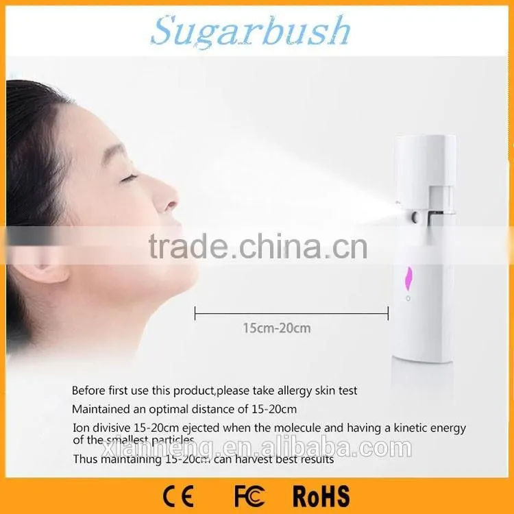 2016 New design outdoor usage handy nano mist facial steamer sprayer for Hydating