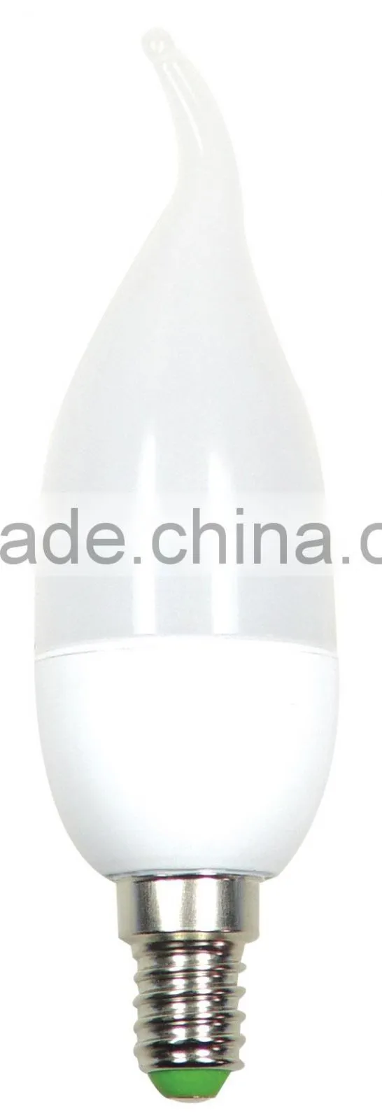 2W 220V flame shape or bullet shape candle light