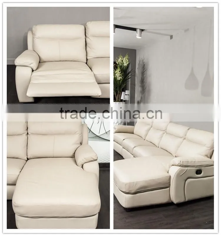 modern leather living room recliner sofa