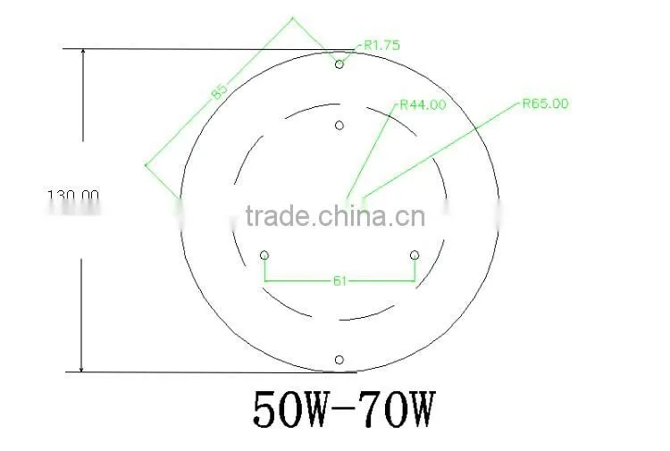 50W 60W 70W 220VAC operated directly led light circult board