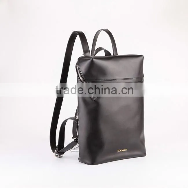 4741 Black Color Fashion PU Material Women Custom Sport Backpack, Backpack Manufacturer China