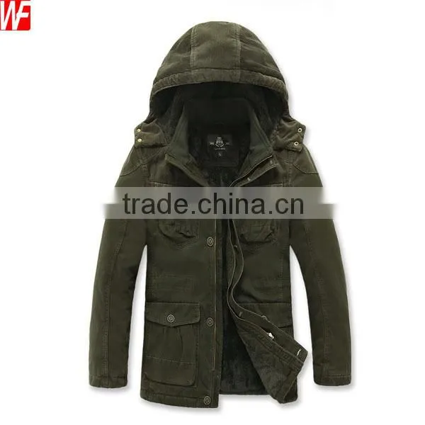 High Quality mens winter jacket coat Casual Cotton-padded mens coat