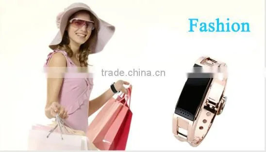 Latest model smart bracelet D8, metal bracelet Hot new product for 2015