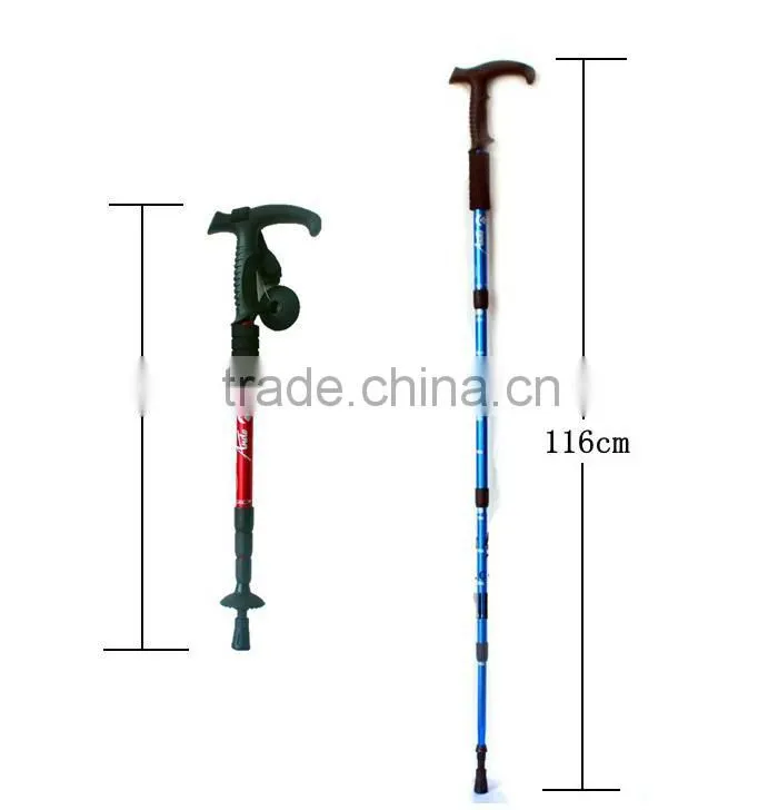 Goread K018 high quality 4 section alpenstock walking stick