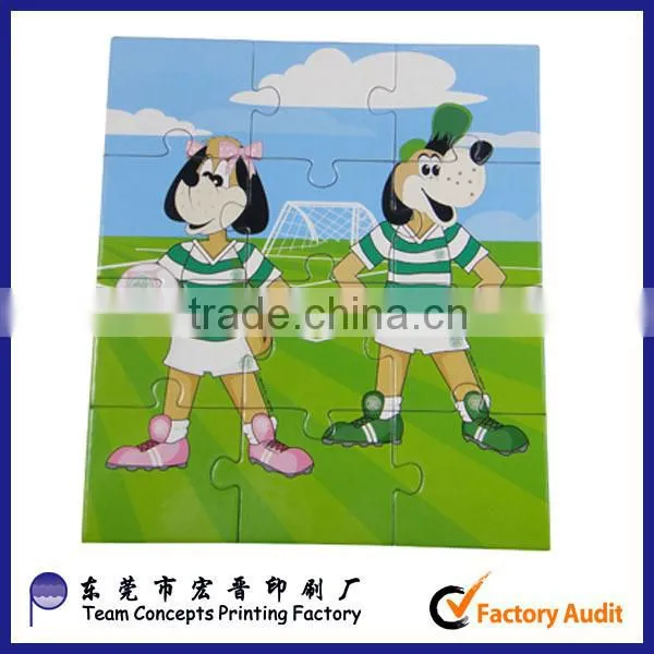 12 pieces handheld jigsaw puzzle games for child