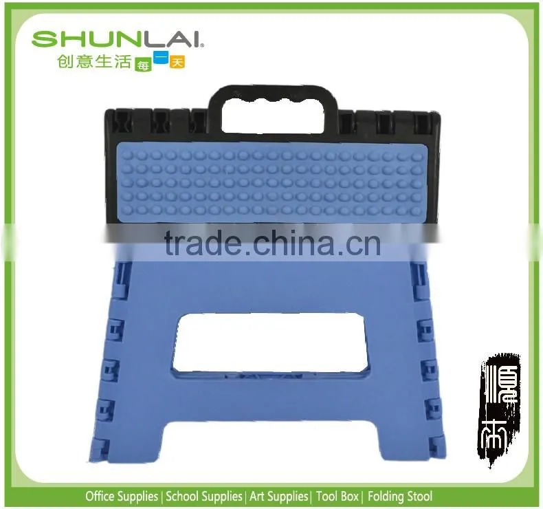 anti-slip plastic collapsible step stool