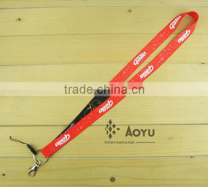 Heat tranfer lanyard with key chain