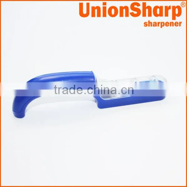 Kitchen 3 stage ceramic wheel knife sharpener