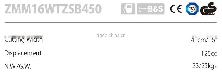 China 16inch wheel adjustable grass cutting B&S B450E American gasoline engine wholesale manual cheap mini lawn mower for sale