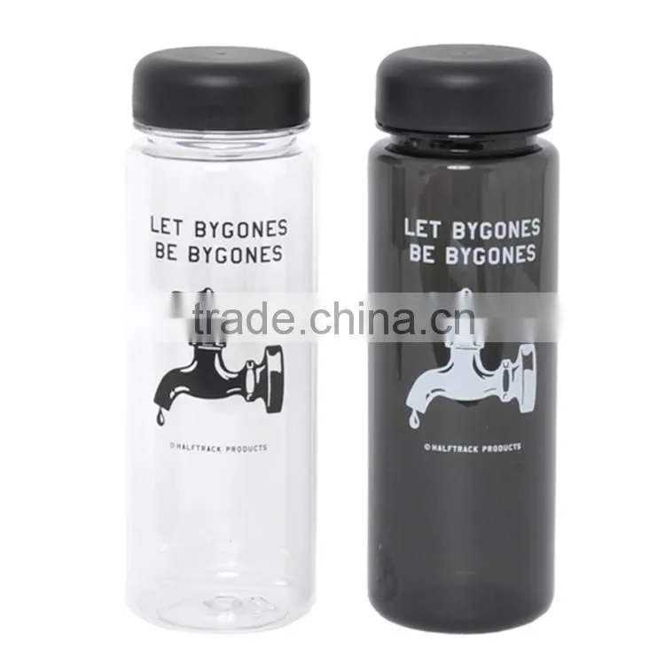 JoyShaker - 500ML Transparent Color My Bottle Logo Sport Plastic Fruit Juice Water Bottle