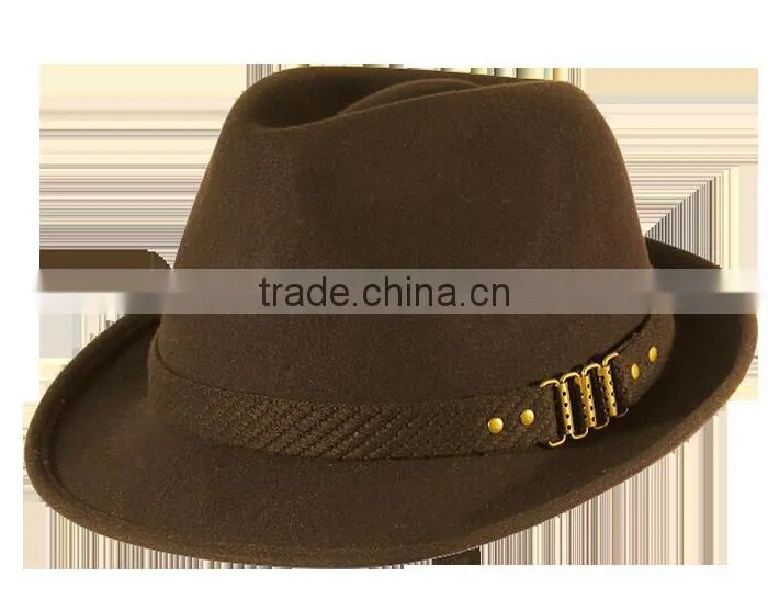Wool Felt Trilby Hat Fedora Hat