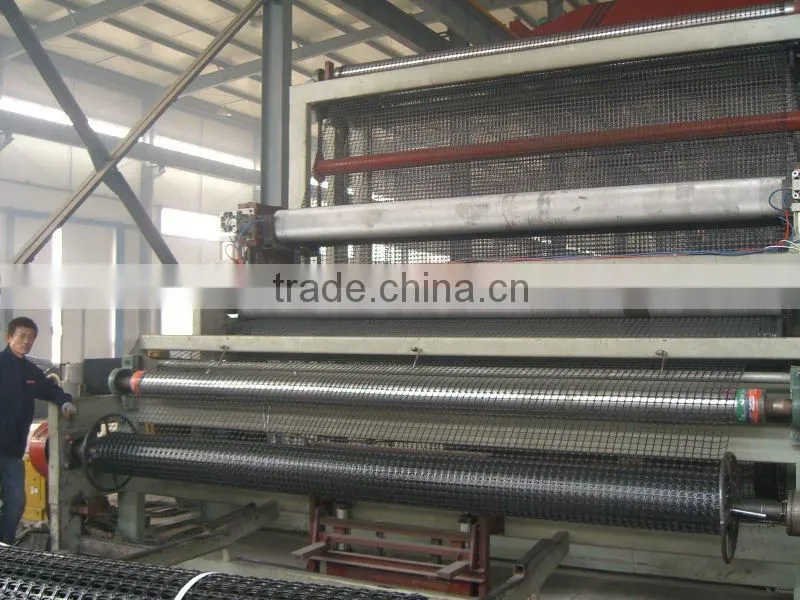 high strength tensile pvc coating polyester biaxial geogrid