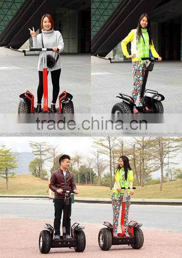 48V two wheeled self balancing electric personal transport vehicle