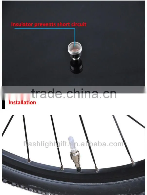 Wholesale RGB Bicycle Valve Light